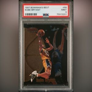 1997 Bowman’s Best Kobe Bryant #88 PSA 9 LA Lakers